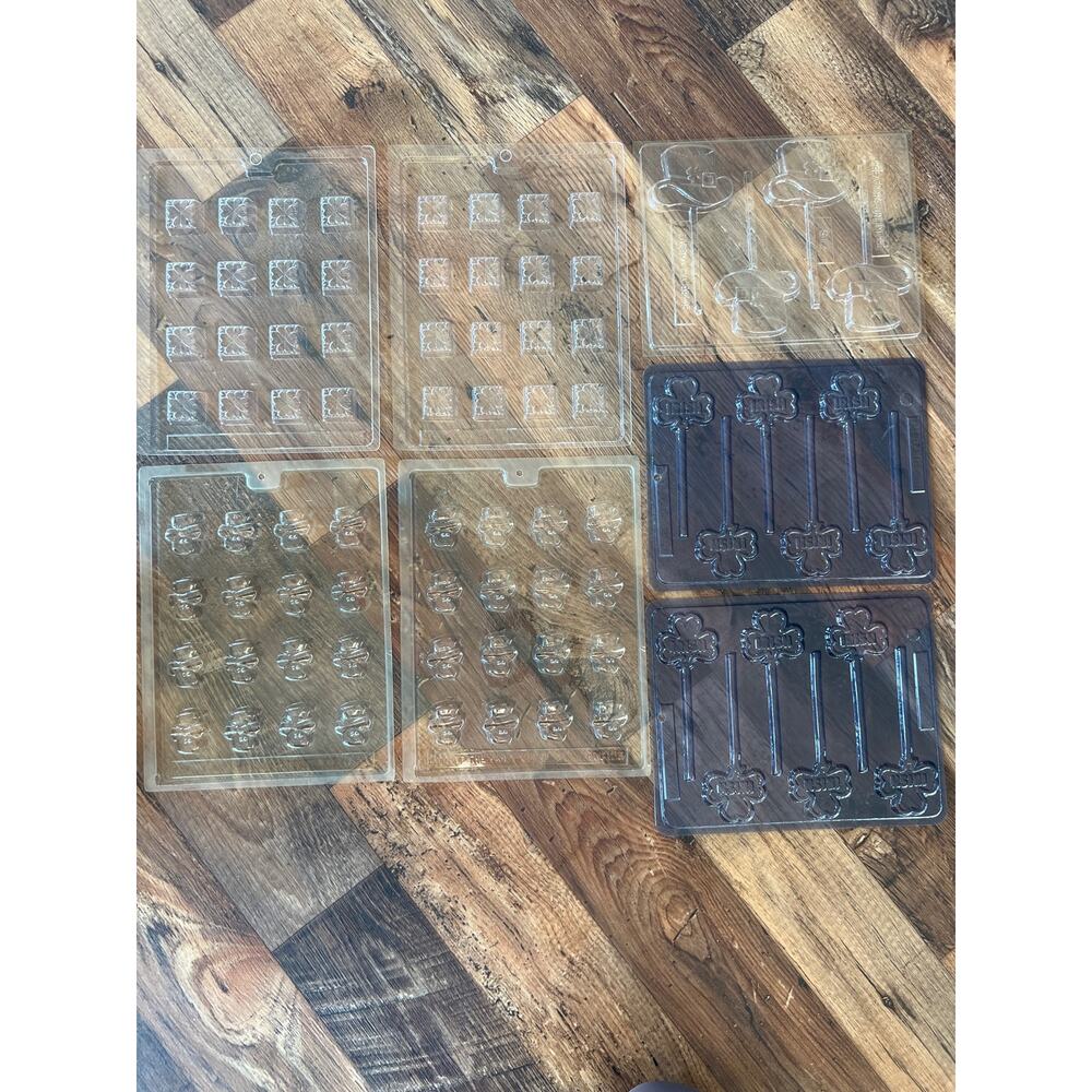 St. Patrick’s Day Chocolate and Candy Making Molds Set of 7
